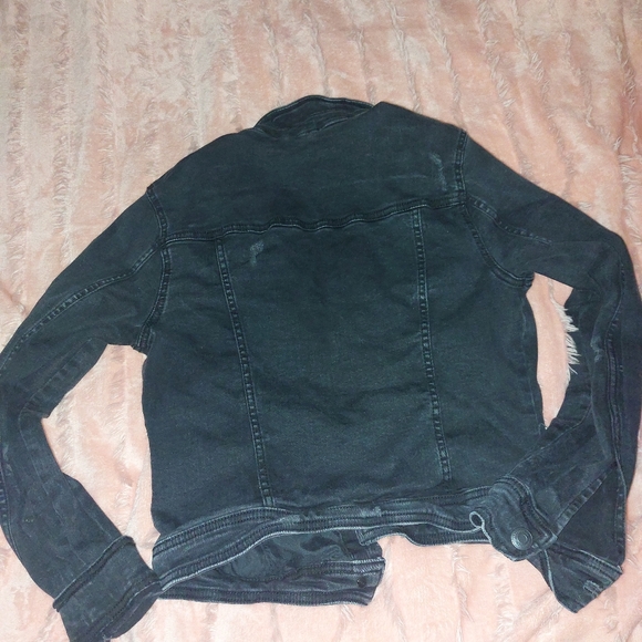 Jeans BLack Jacket  "Aeropostale"   size L - Picture 4 of 5